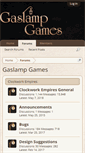 Mobile Screenshot of community.gaslampgames.com